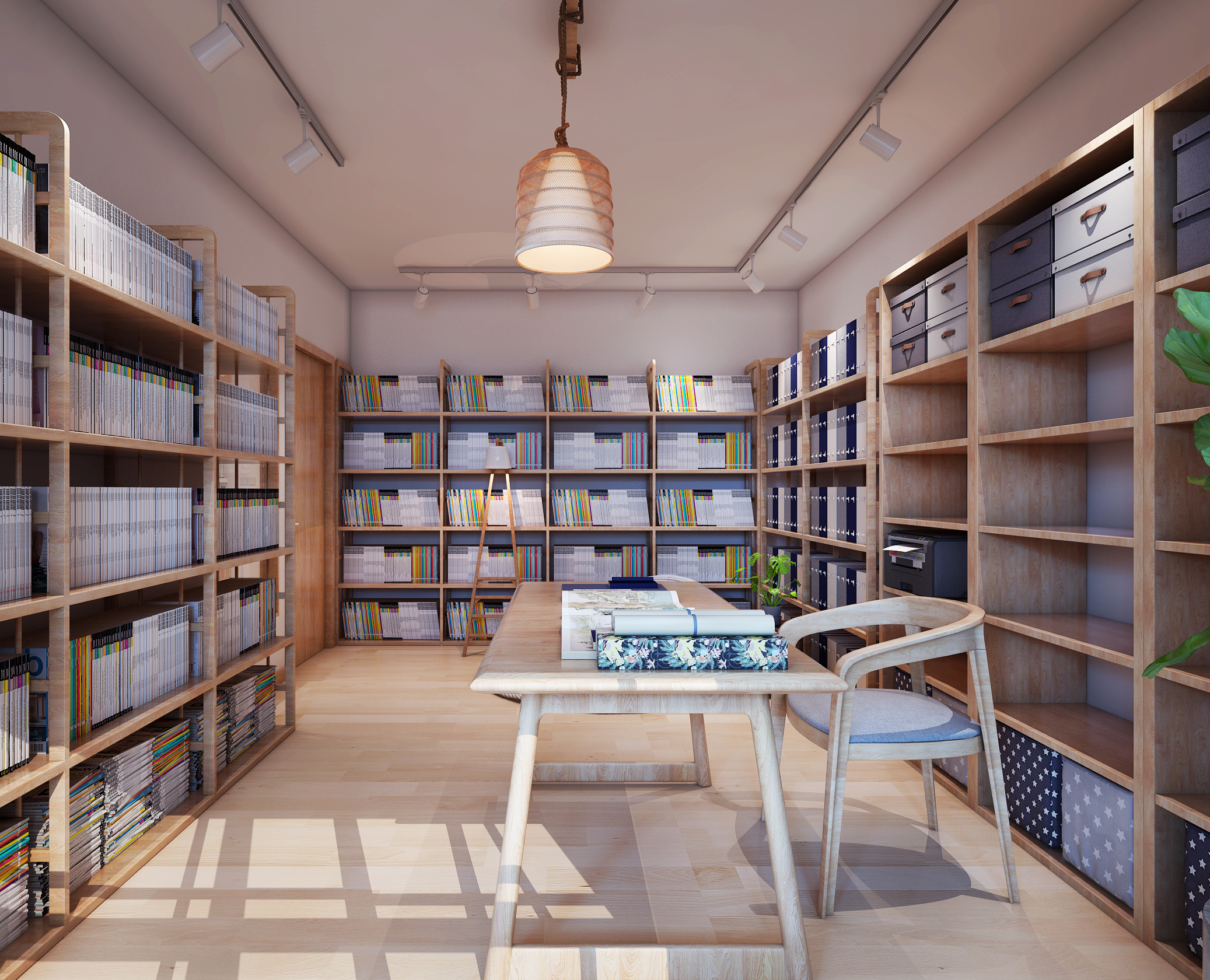 木系风打造自然家居，一家人的阅读梦想起航-22