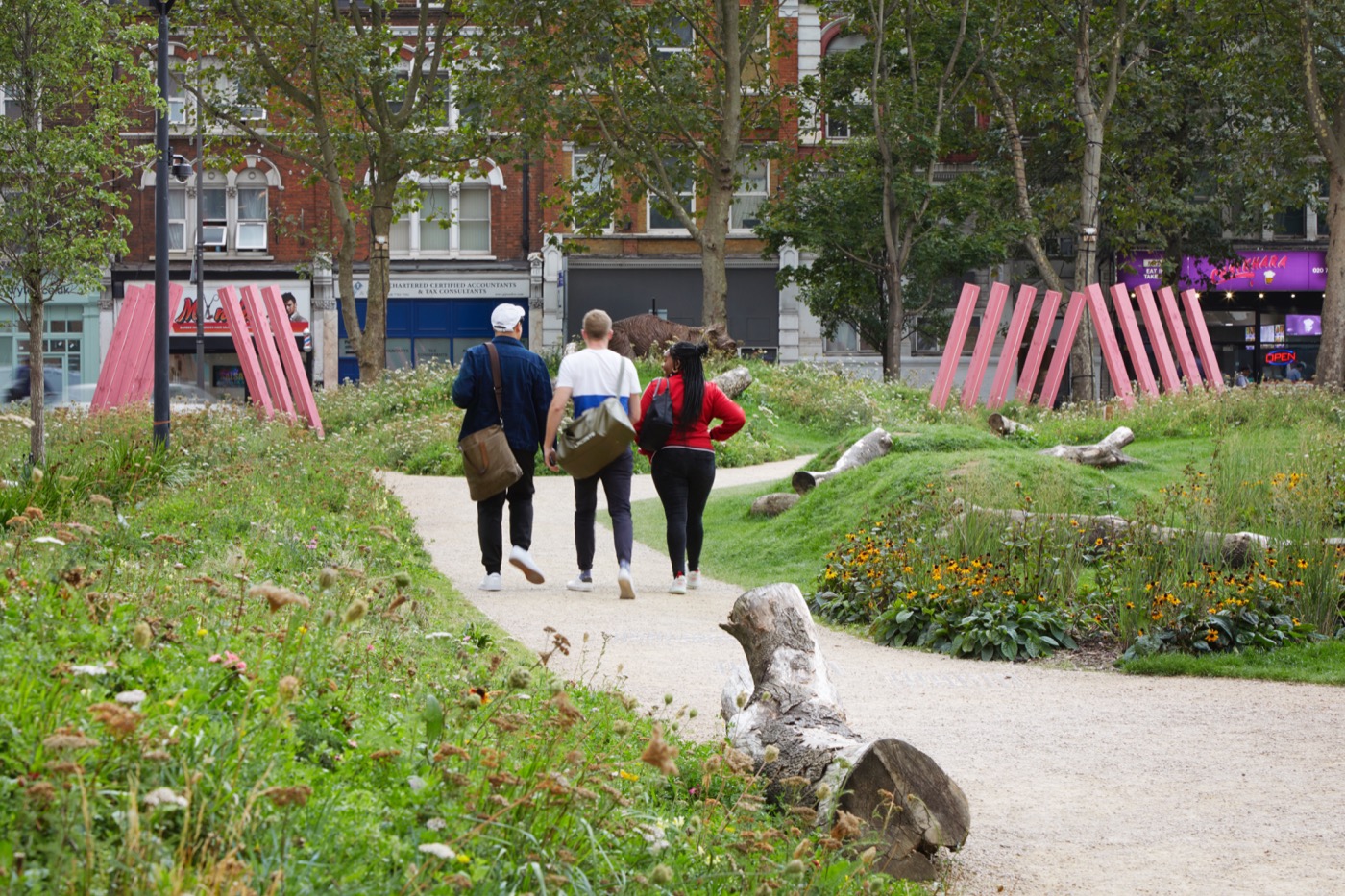 伦敦 Elephant Park 绿色空间重生 | Sayer Street 与 The Meadow-54