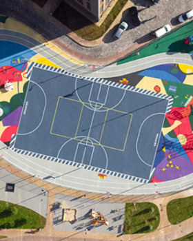 INVENTOR LANDSCAPE学校操场景观项目丨乌克兰基辅丨KYB Architects