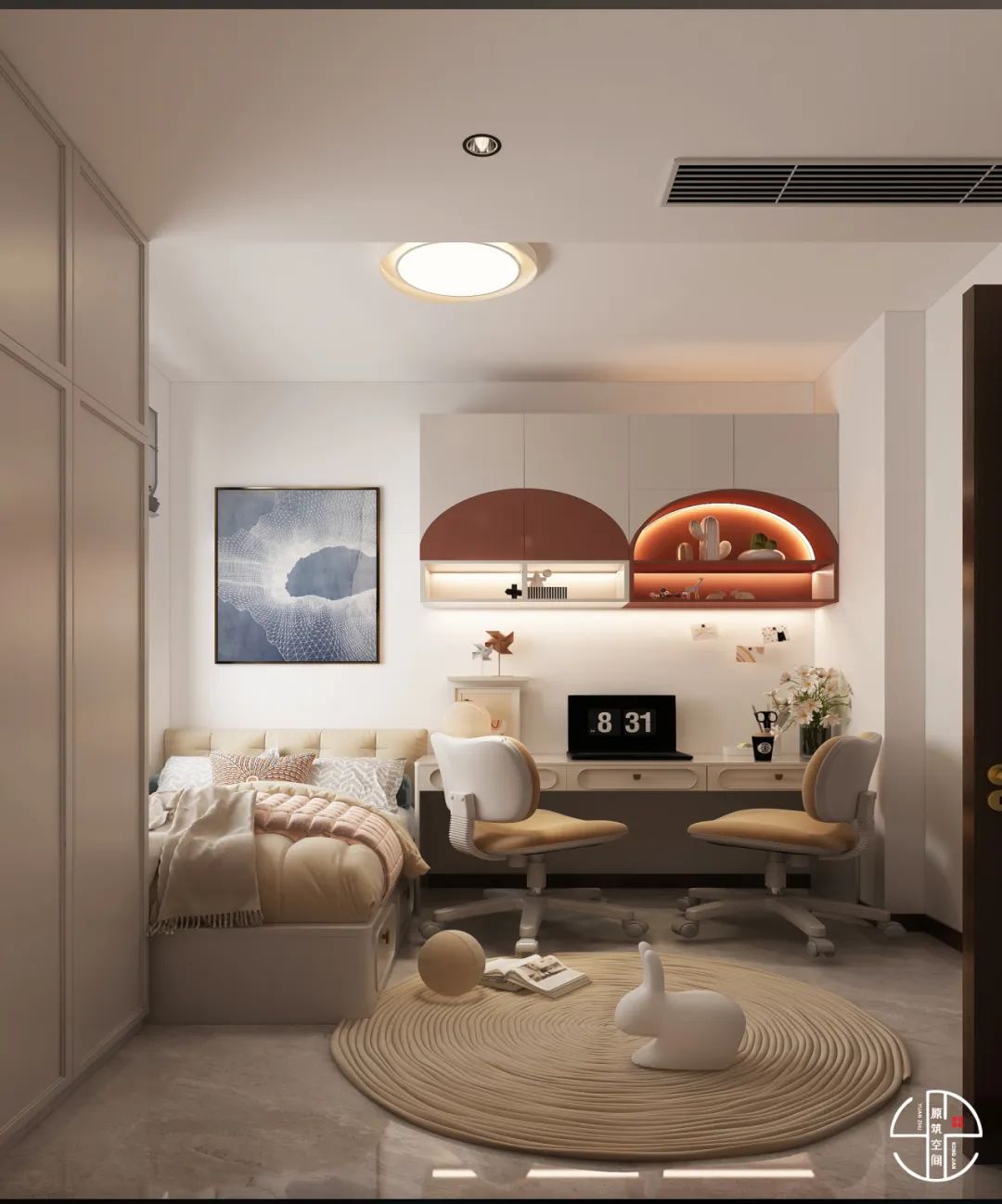 新中式风格 · 红星天铂晗园叠拼住宅设计丨原筑空间孙丽娜设计组-50