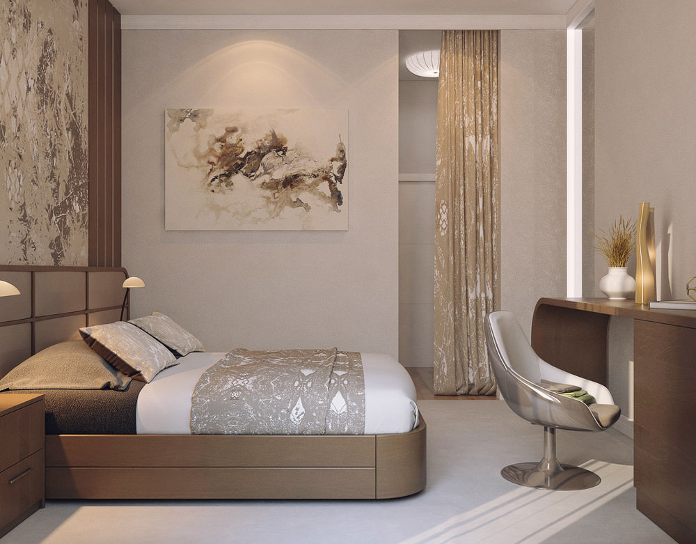 和谐卧室设计项目（含现代纺织品）-10