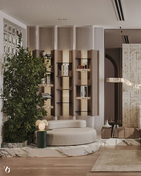 明尼苏达州·主卧设计（注：MN 一般是美国明尼苏达州 Minnesota 的缩写） 丨埃及开罗丨Volu studio-8