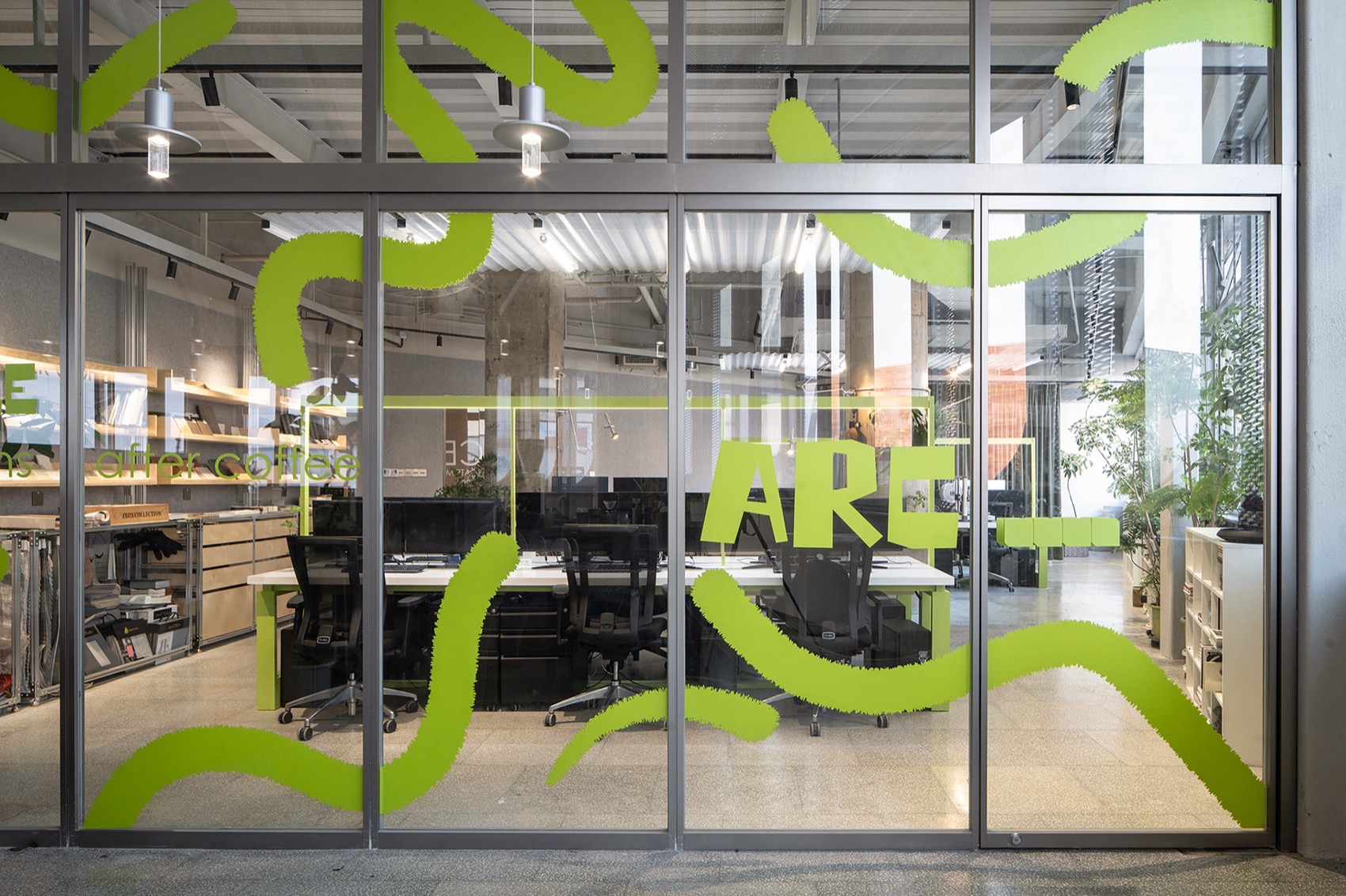 拾集建筑办公室及盎然咖啡丨中国上海丨上海拾集建筑设计有限公司-49