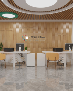 社区党群服务中心 / 改造方案效果图
