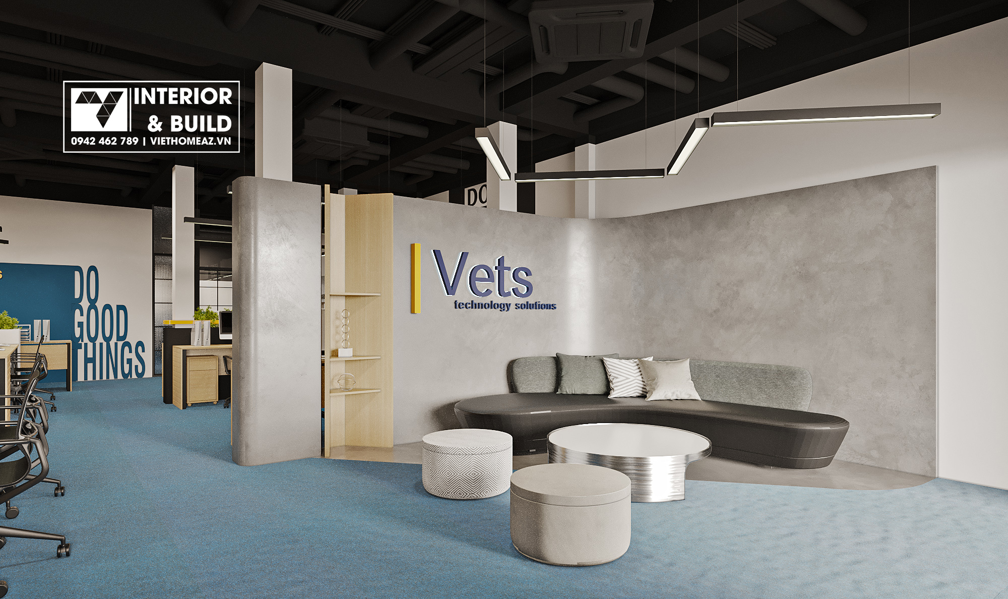 Quận 7 科技公司办公室设计丨越南胡志明市丨VietHome 建筑与室内设计-15