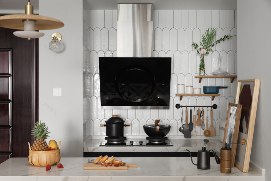 90㎡精装房爆改,复古风格摄影家专属家-18