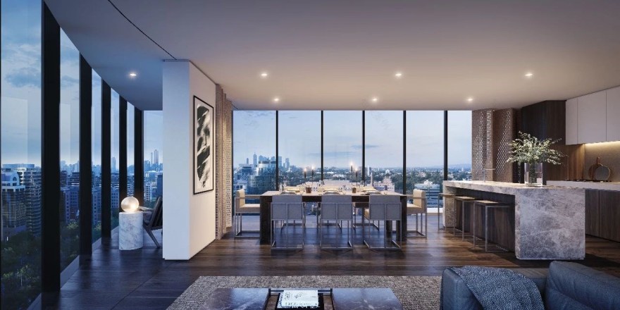 墨尔本 St Boulevard 项目,高科技定制窗户打造城市园林建筑-7