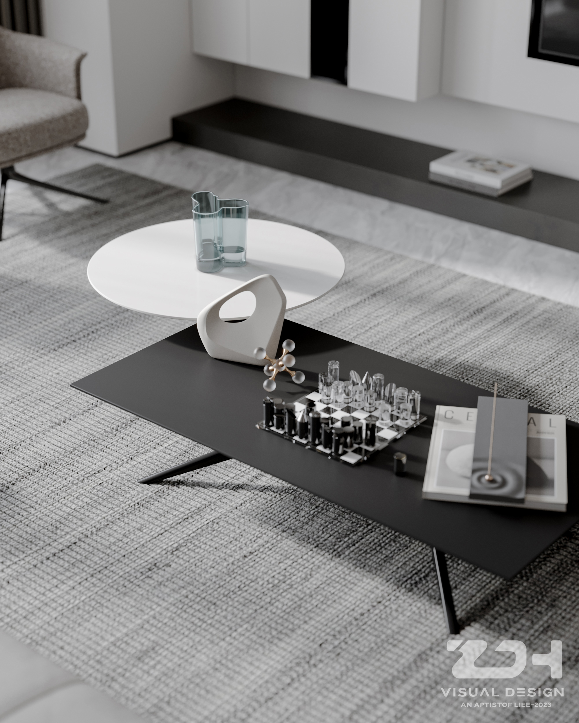 现代简约家装表现-4