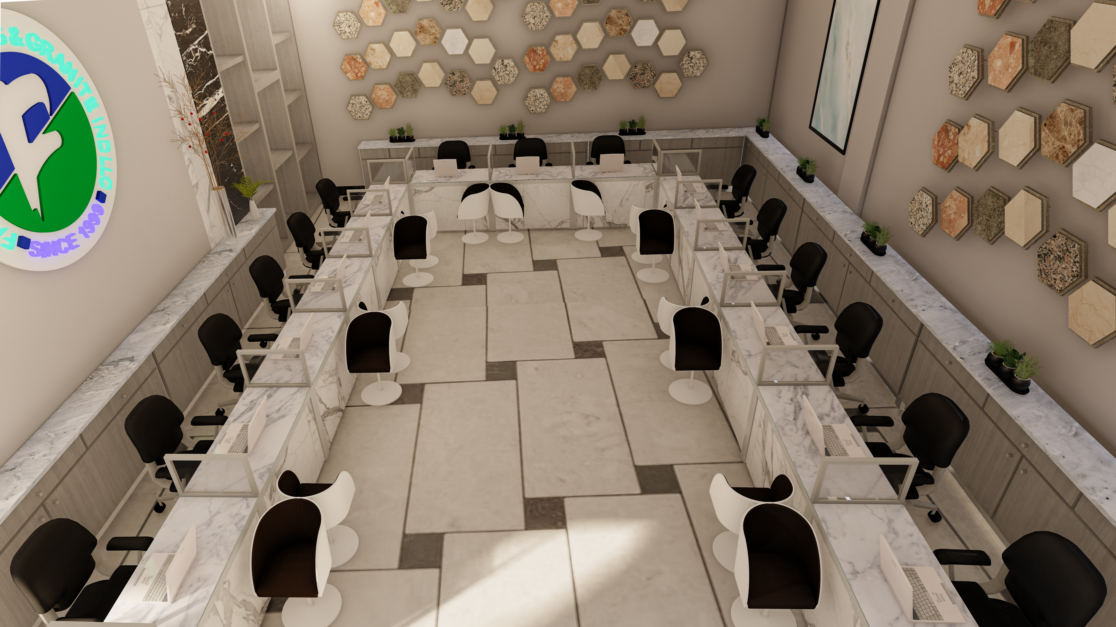 Marble factory office -renovation- SHARJAH-8