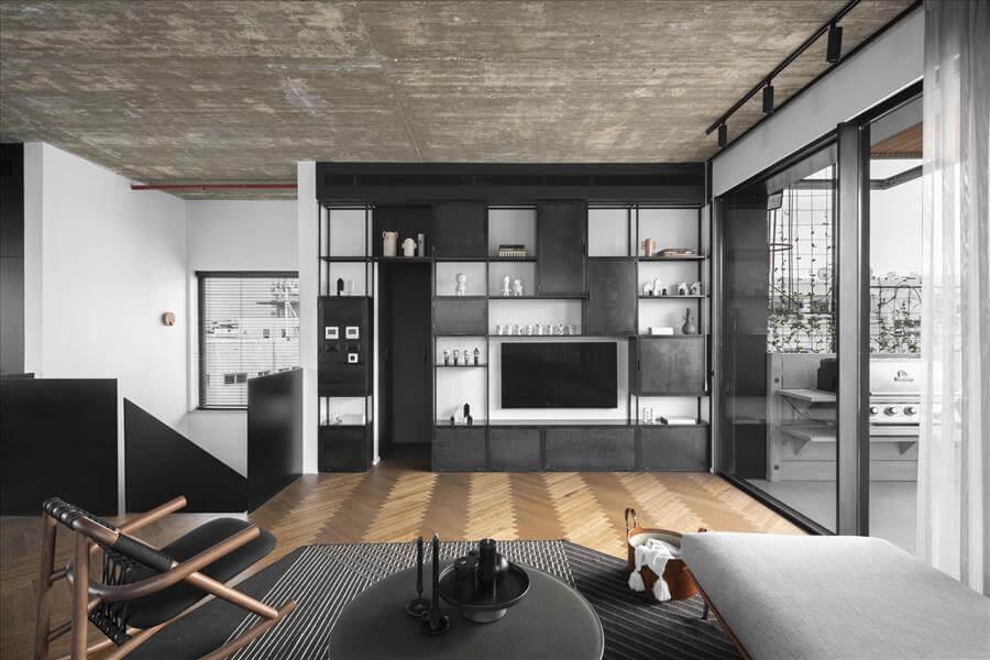 עדי אדליס | עיצוב פנים דירת גג 5 חדרים ביפו - PICKINTERI-21