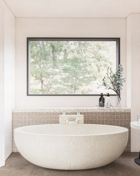Natural Minimalist Bathroom