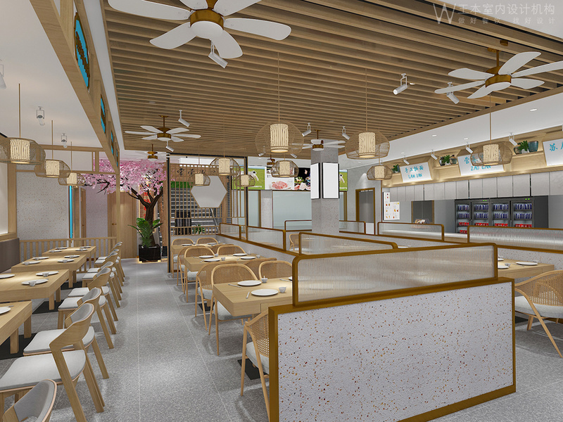 常营大篷车铜锅涮肉清真餐厅装修设计-8