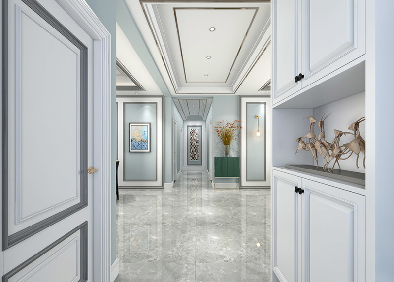 别墅欧式风格室内装修设计案例效果图2-5