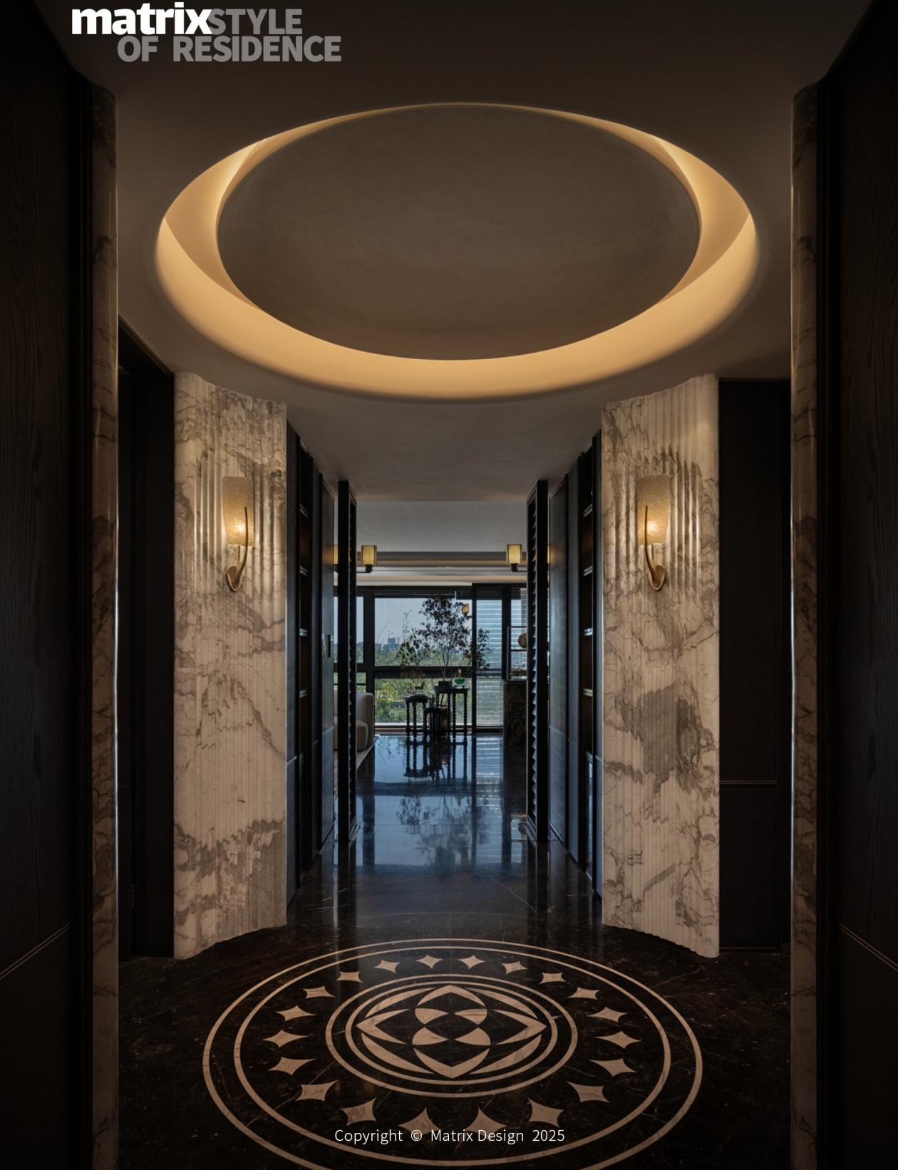 南通海晟山和云畔261㎡,185㎡样板间丨中国南通丨硬装矩阵纵横,软装矩阵鸣翠-1