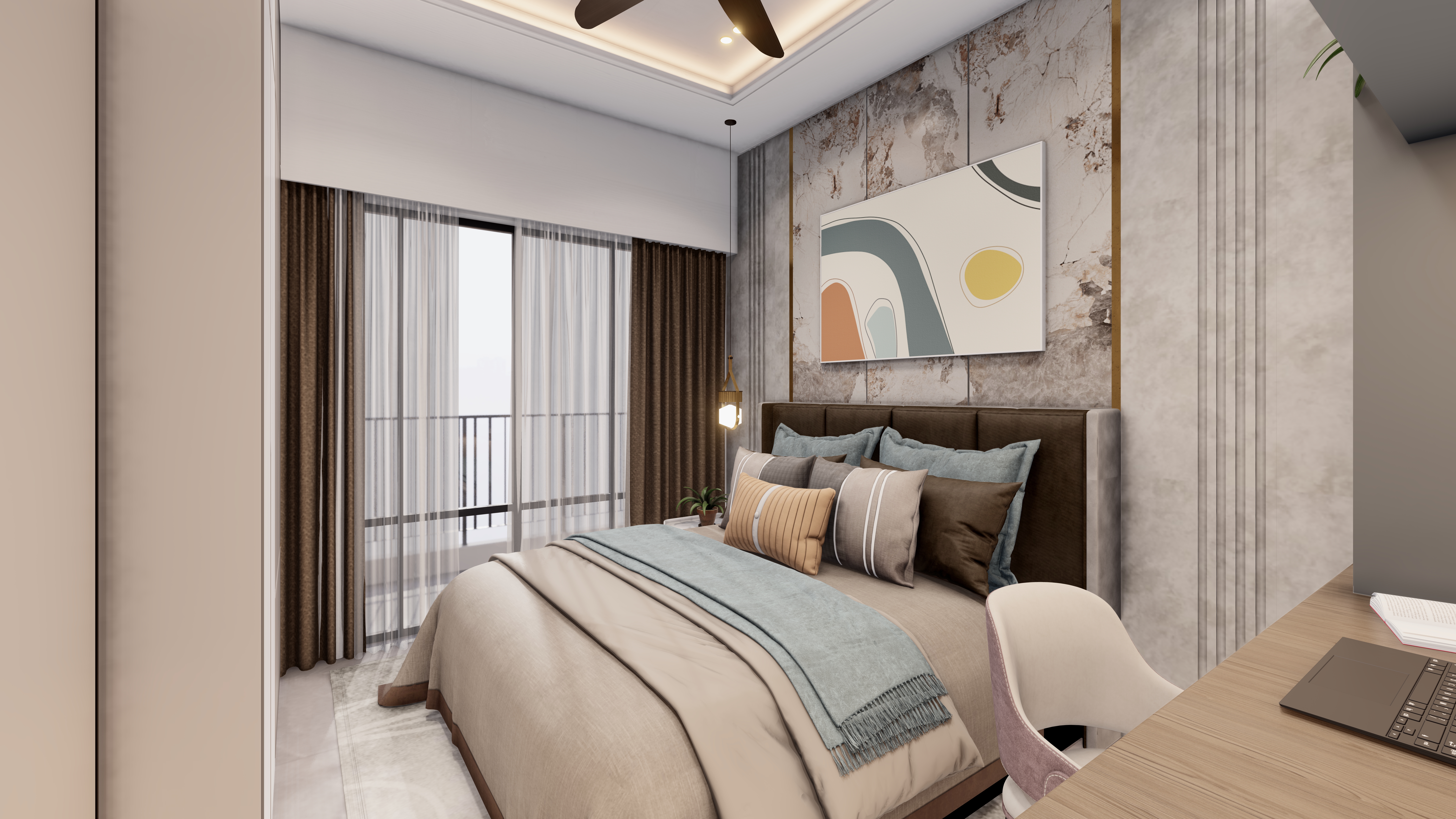 Mr· Forhad的3D室内可视化项目丨孟加拉国-11