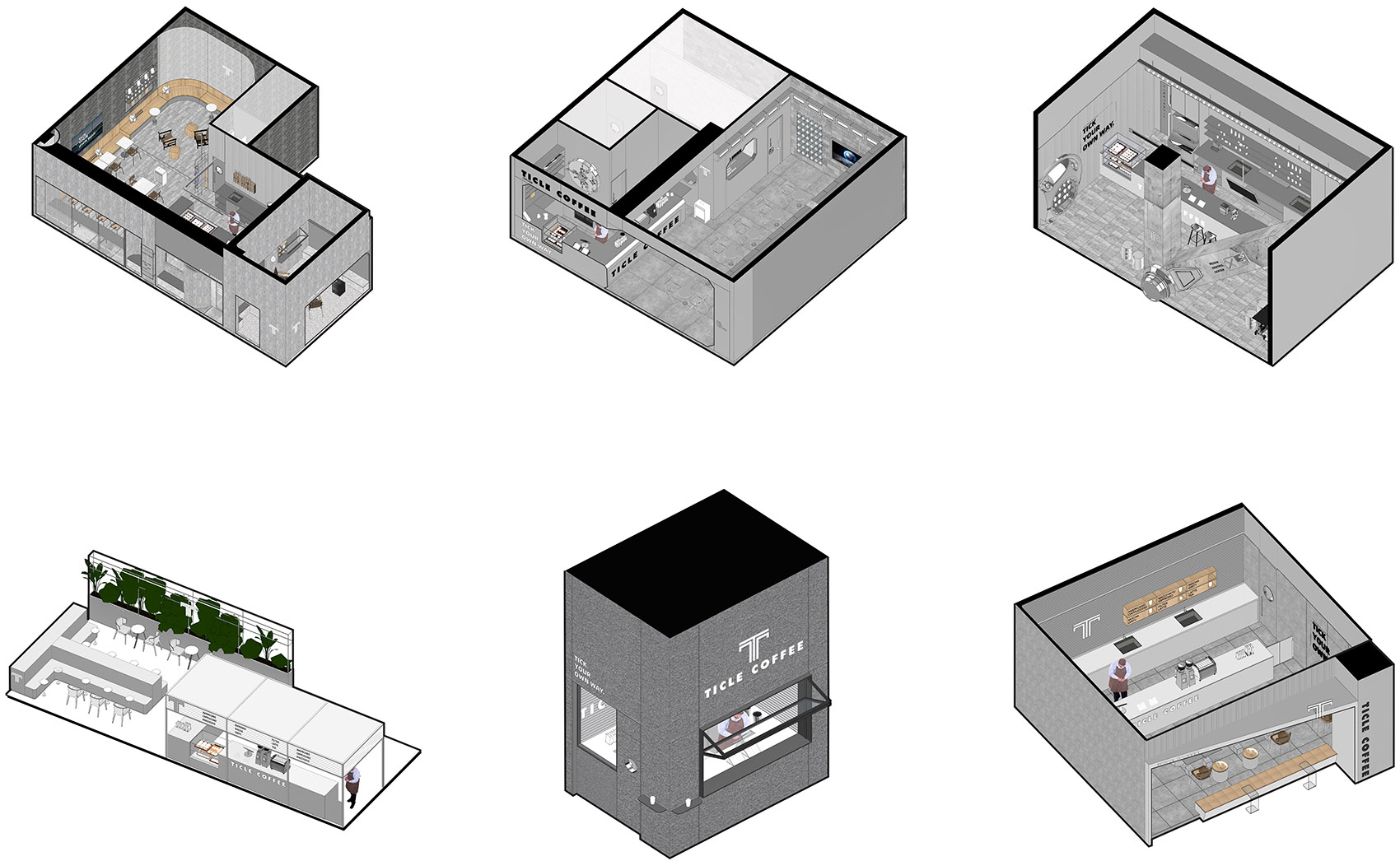 Ticle Coffee系列店设计丨中国沈阳丨大观建筑设计-2