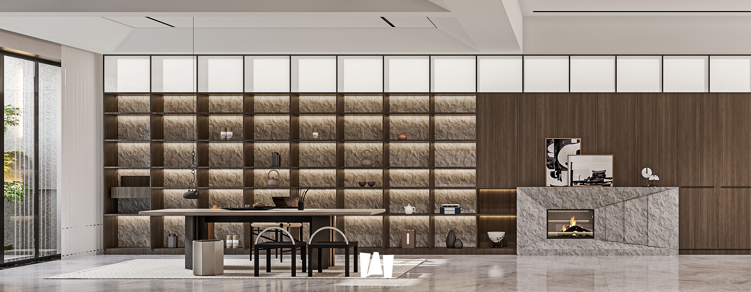 自然温馨的错层空间设计丨它山空间设计-48