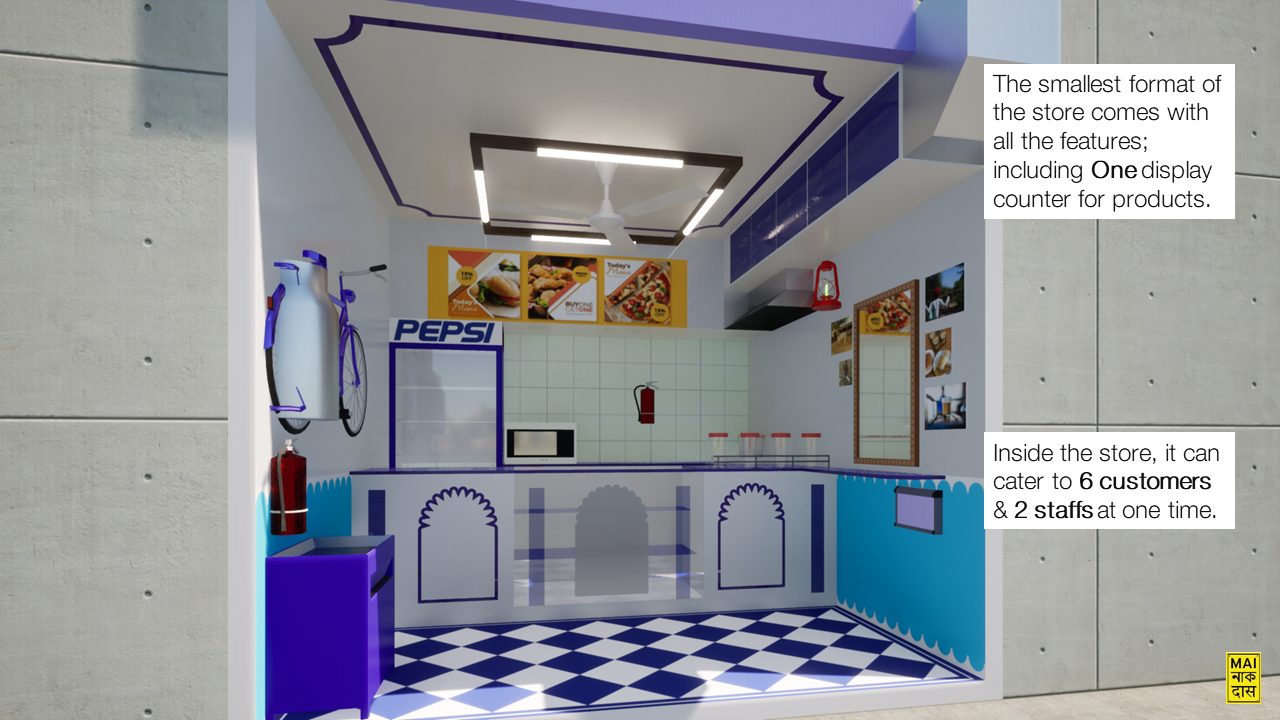 Store Redevelopment for Nagauri Milk-21