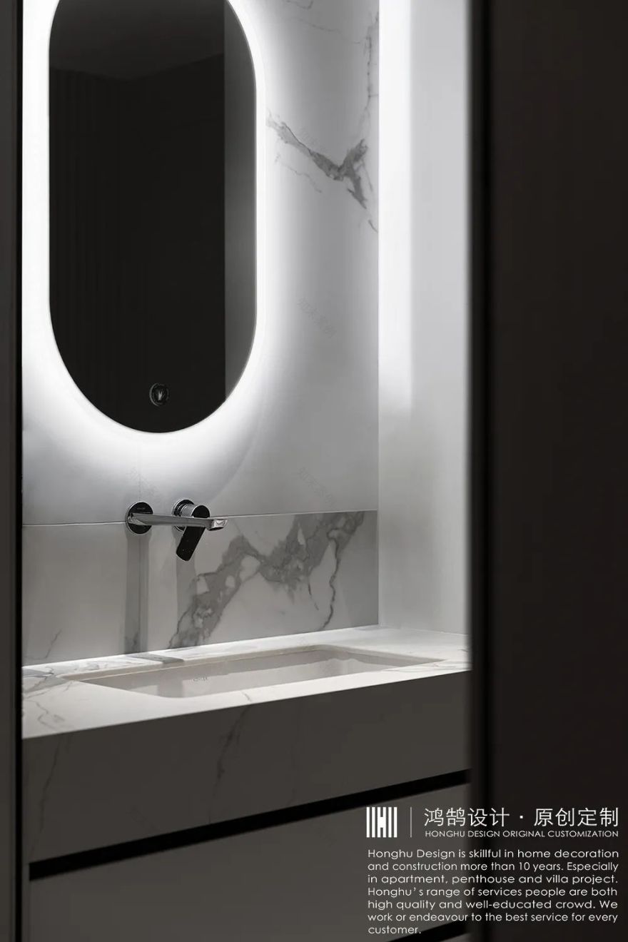 雅居乐棠颂 128㎡现代简约家居丨鸿鹄设计-38