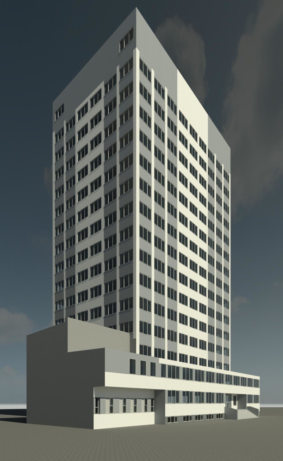 Rzeszów某15层行政大楼综合热现代化项目-25