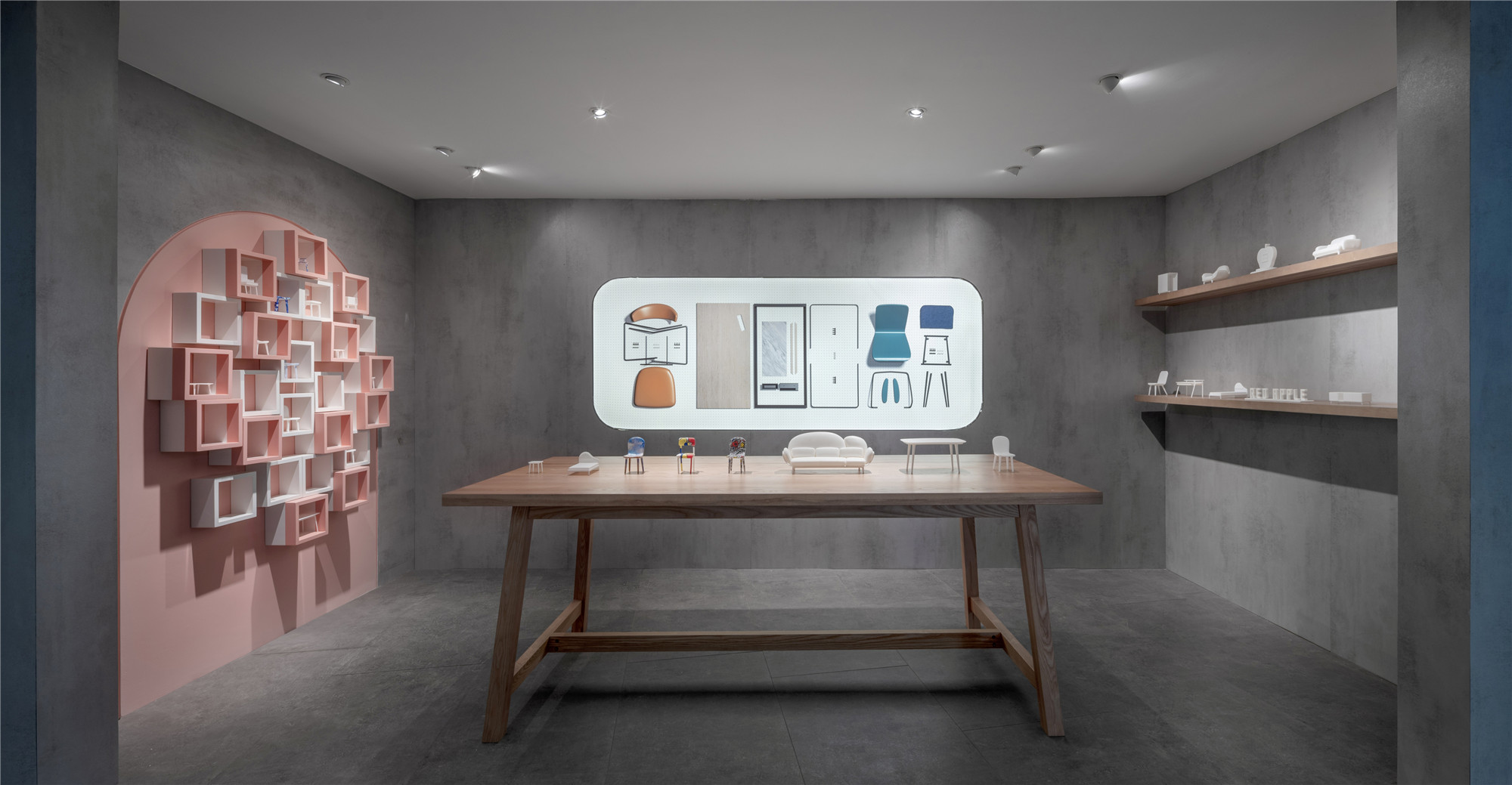 红苹果深圳国际家具展馆丨中国深圳丨竹工凡木设计研究室-24