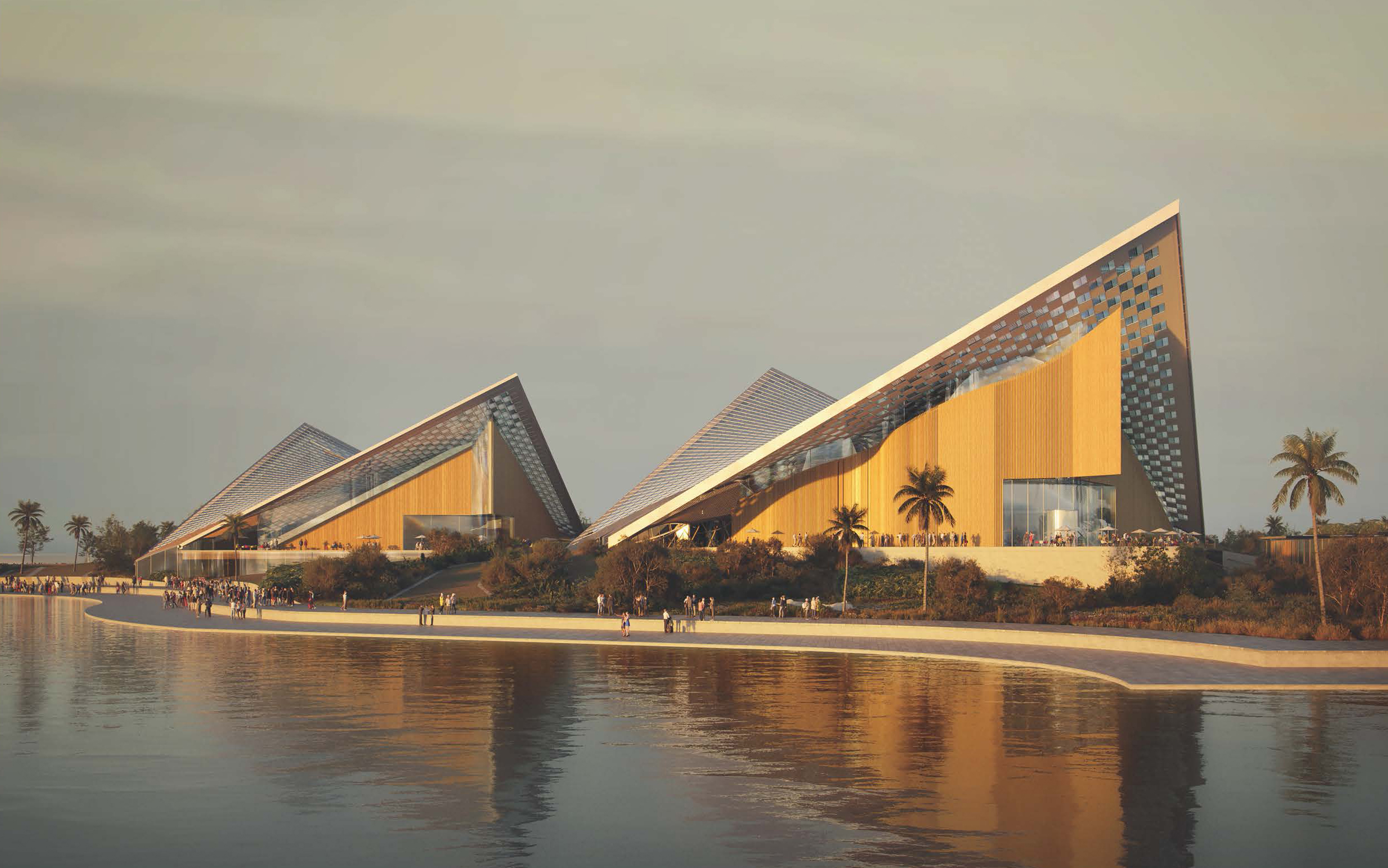 优秀奖方案 | 三亚崖州湾科技城文体中心（深海博物馆及体育中心） / EMBT+霍普股份-11