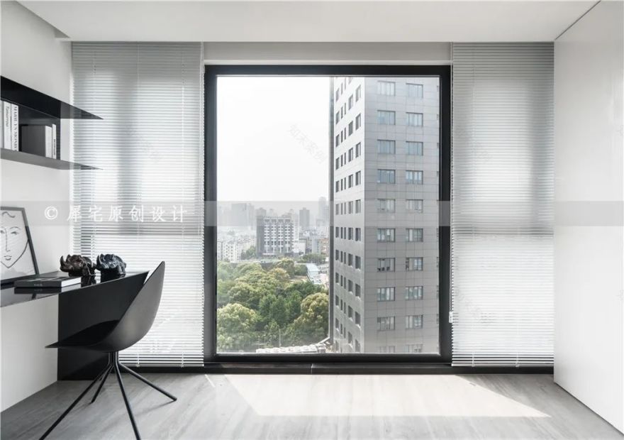 黑白极简光之居,孙姐家的大平层视野-67