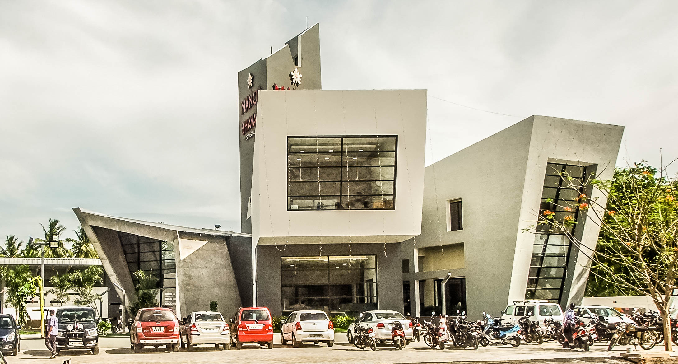 几何魅力,Maduranthagam 高速公路餐厅-26