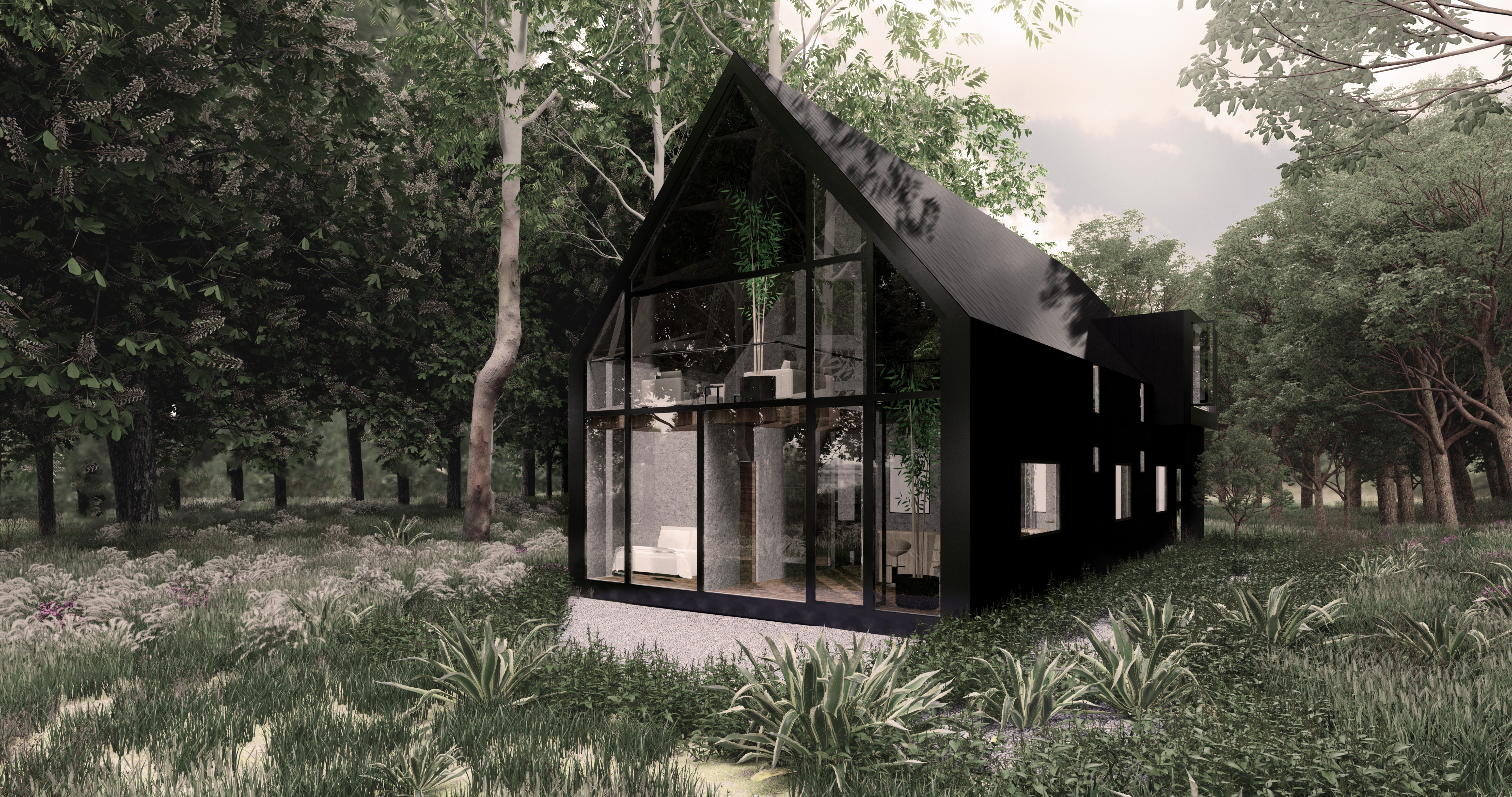 Exterior Forest house | Full CGI-1