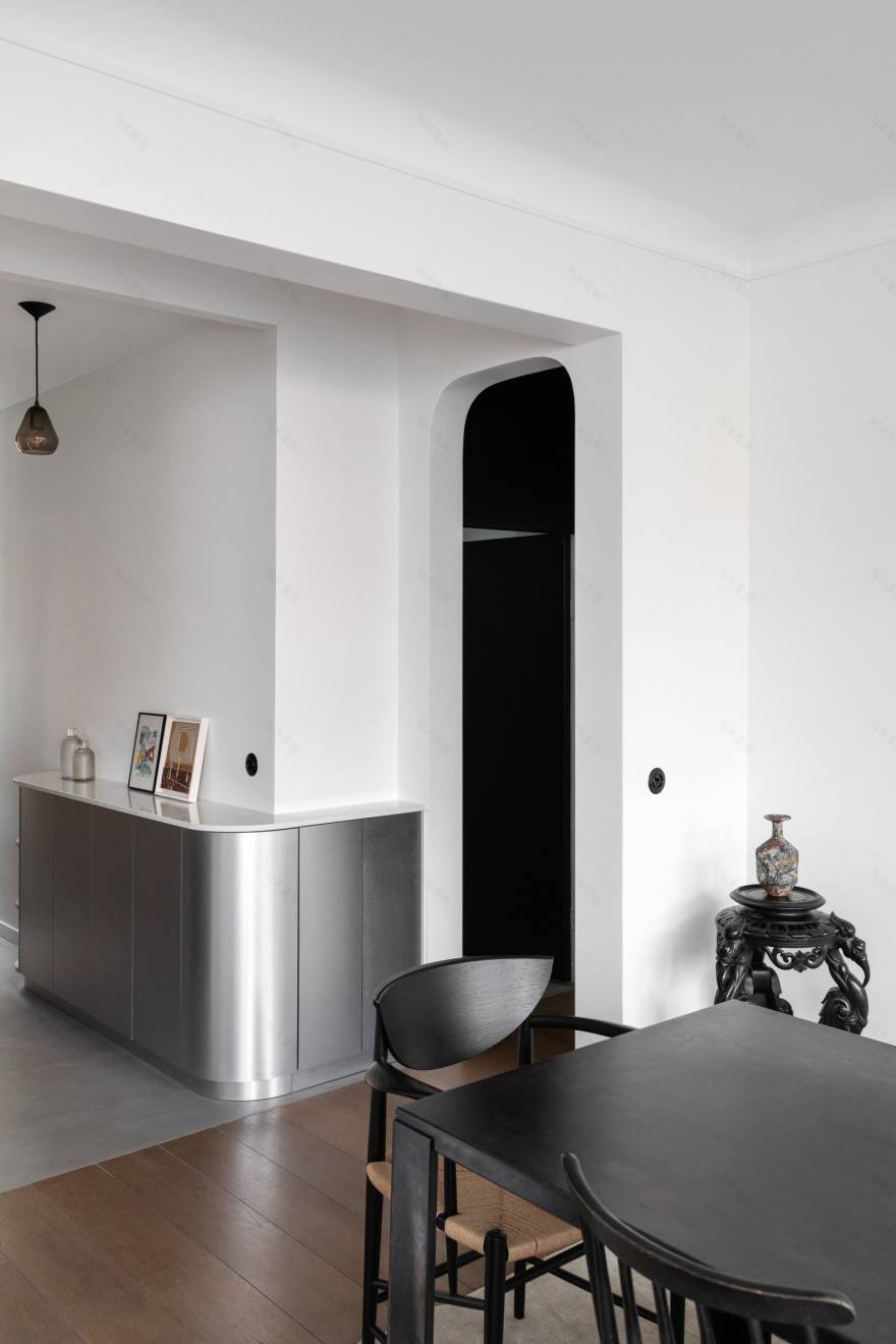 巴黎 1930 年代风格公寓 | 向海洋致敬的 Streamline Design-14