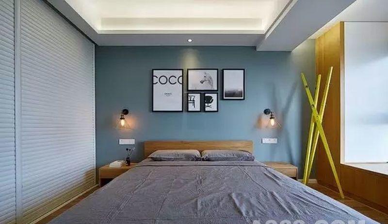 上海 95 平现代简约家居设计 | 黑白卫浴、儿童房上下床、卧室飘窗-6