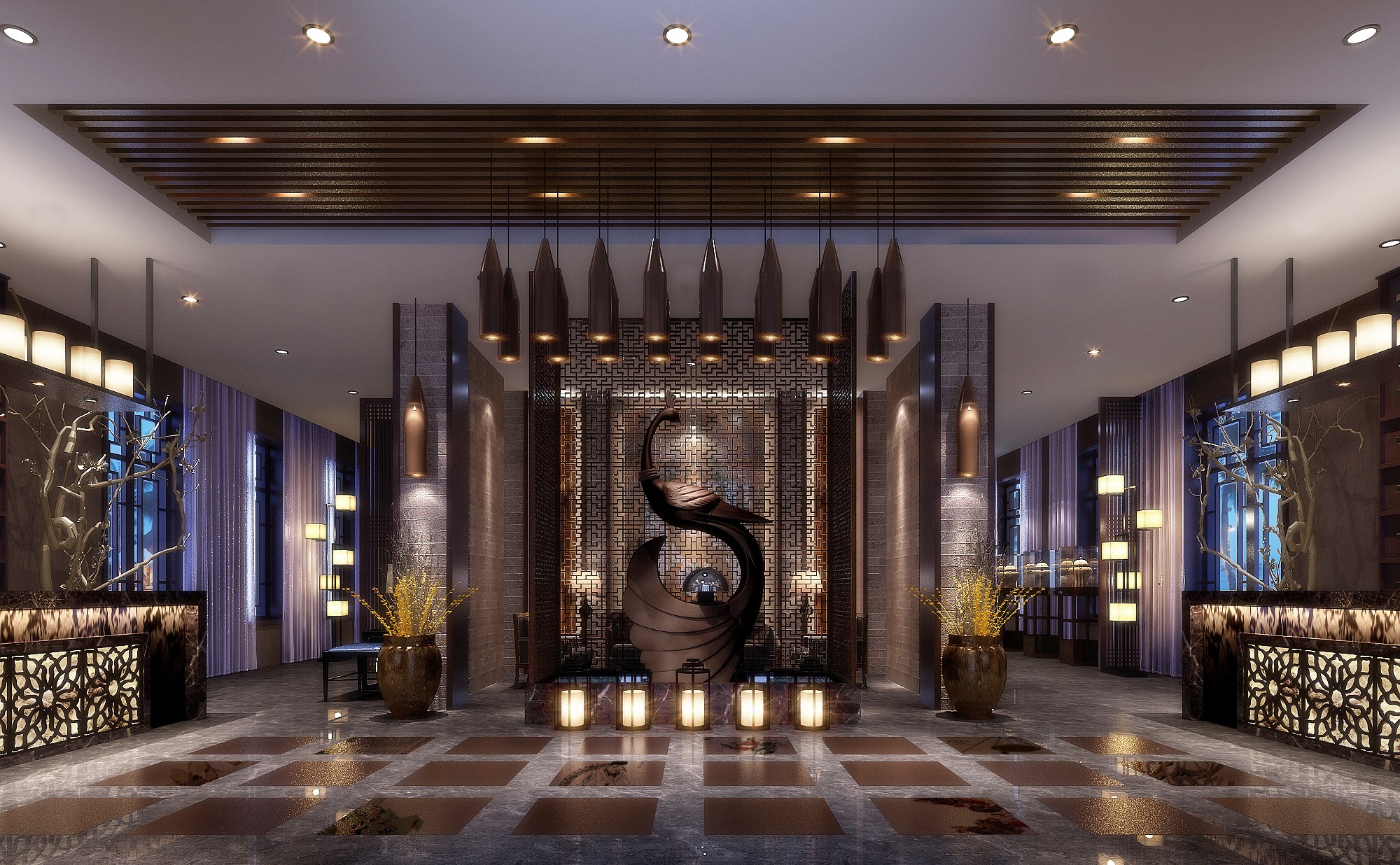 大型工装售楼部-2