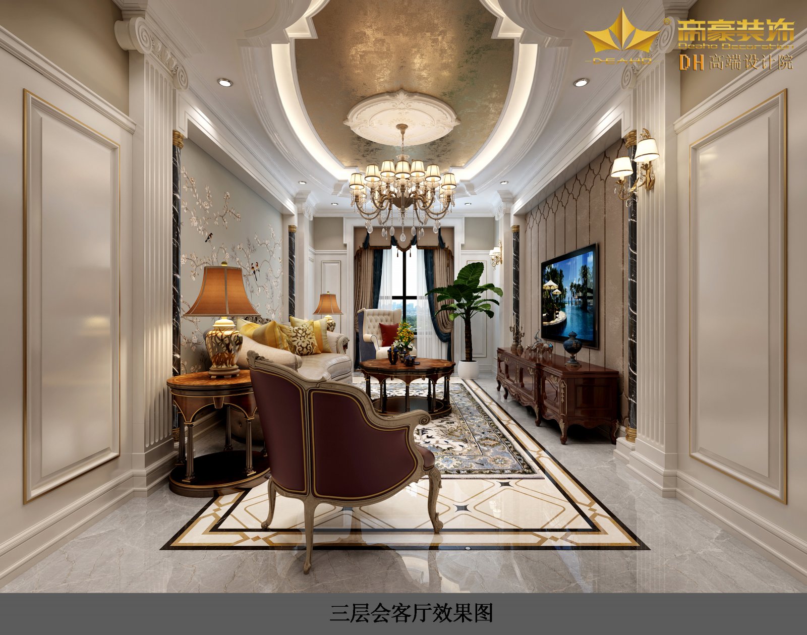 欧式豪宅别墅-25