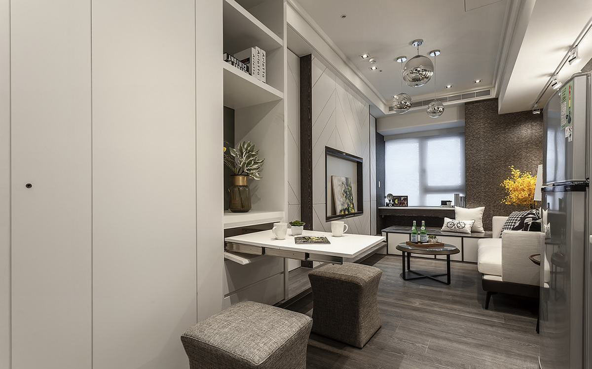 得比空间设计--11坪时尚简约住宅-9