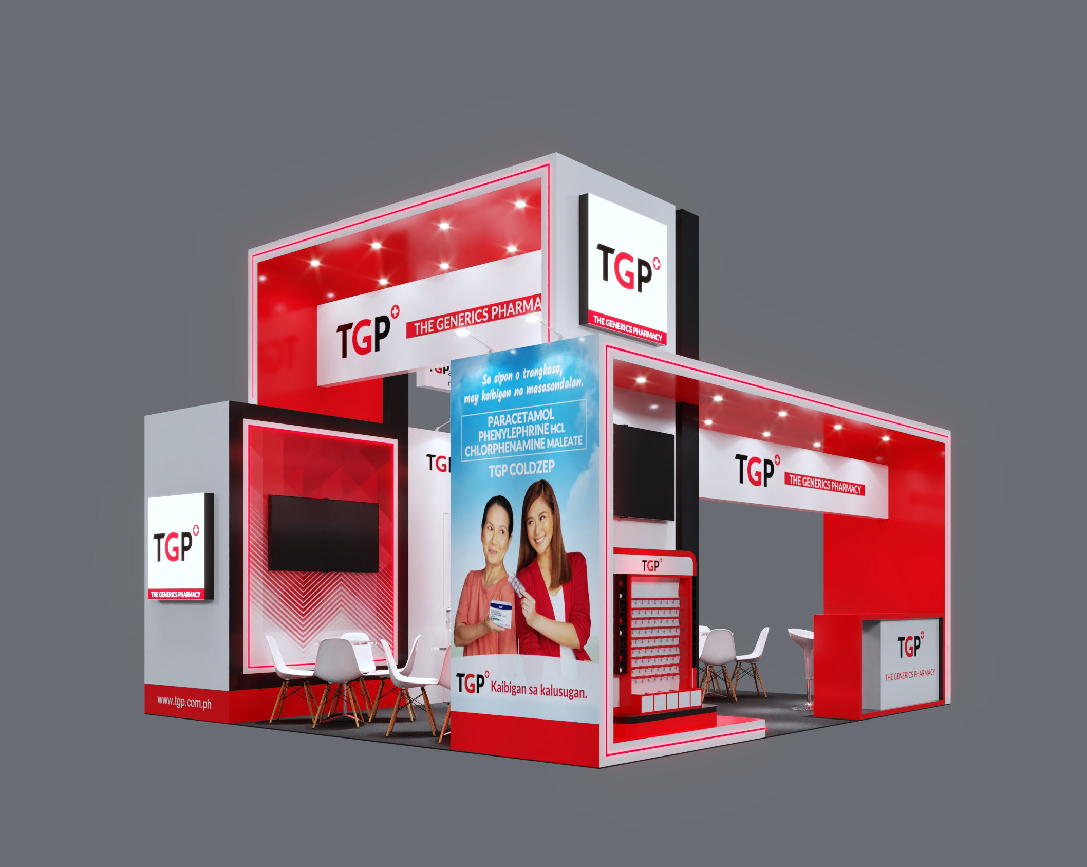 The Generics Pharmacy - Exhibition Booth Design-1