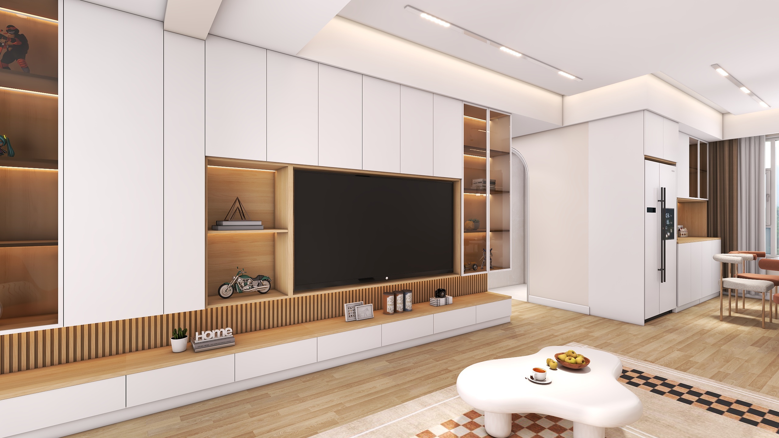 四川邻水星辰壹号（105平方现代简约三居室）-9