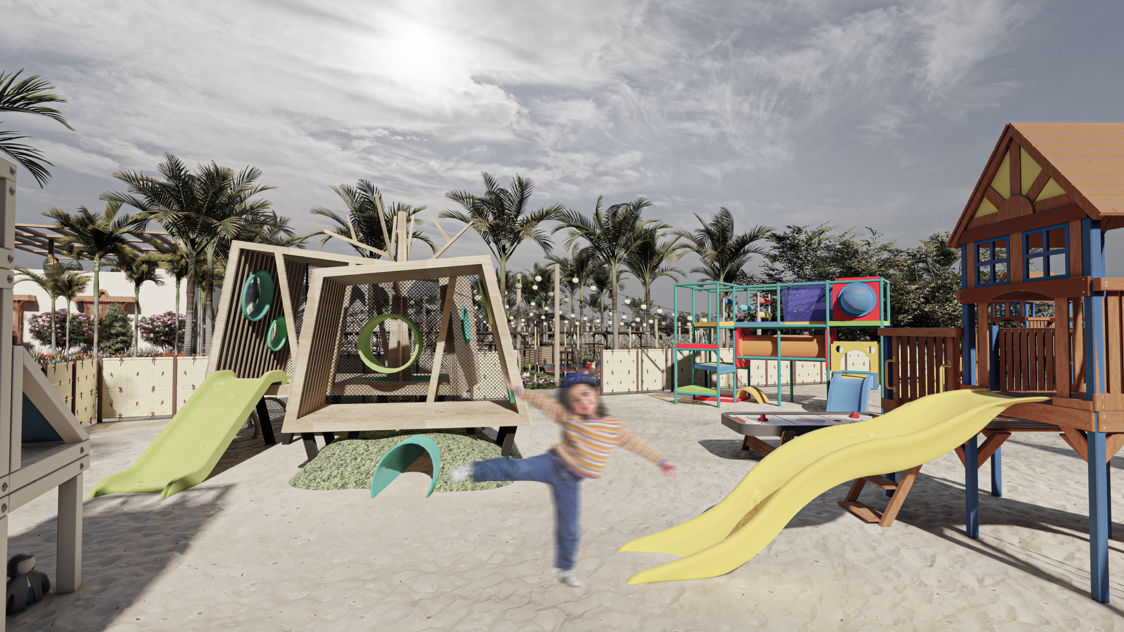 Alferdaws 现代伊斯兰公园丨曼苏拉大学美术学院建筑系-15