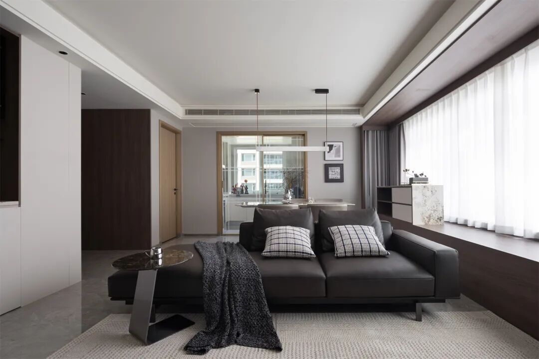 内舍软装丨139㎡意式风住宅，简而有序，勾勒摩登意式生活美学！-7