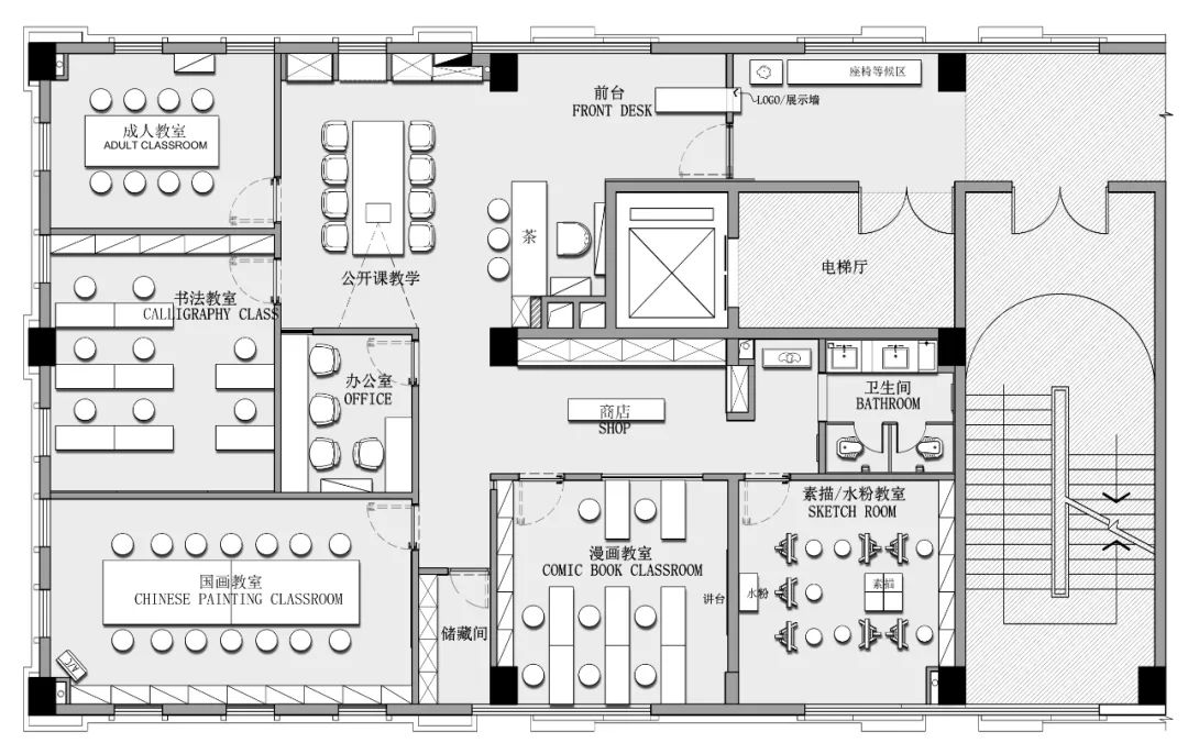 仟鹿艺术工作室丨壹向营造-41
