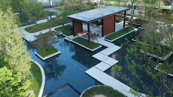   迈丘设计丨郑州永威城书香庭大区 景观设计 丨中国郑州-69