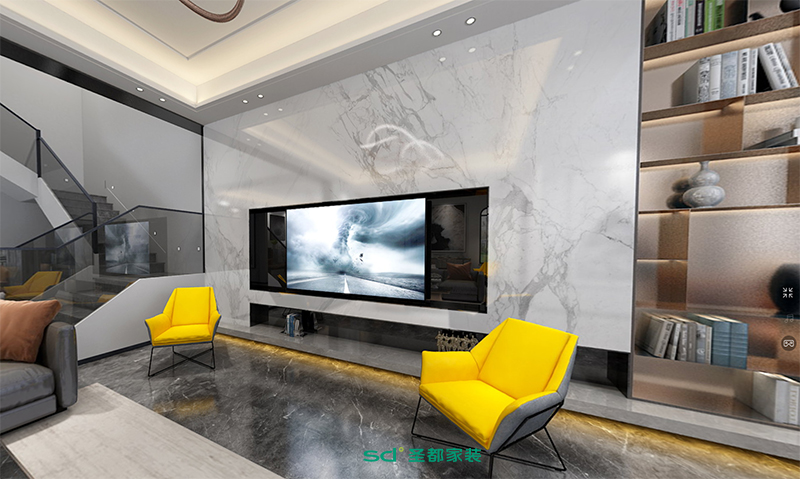 仙源欧境 400㎡现代简约别墅丨中国金华丨圣都家居装饰有限公司-1