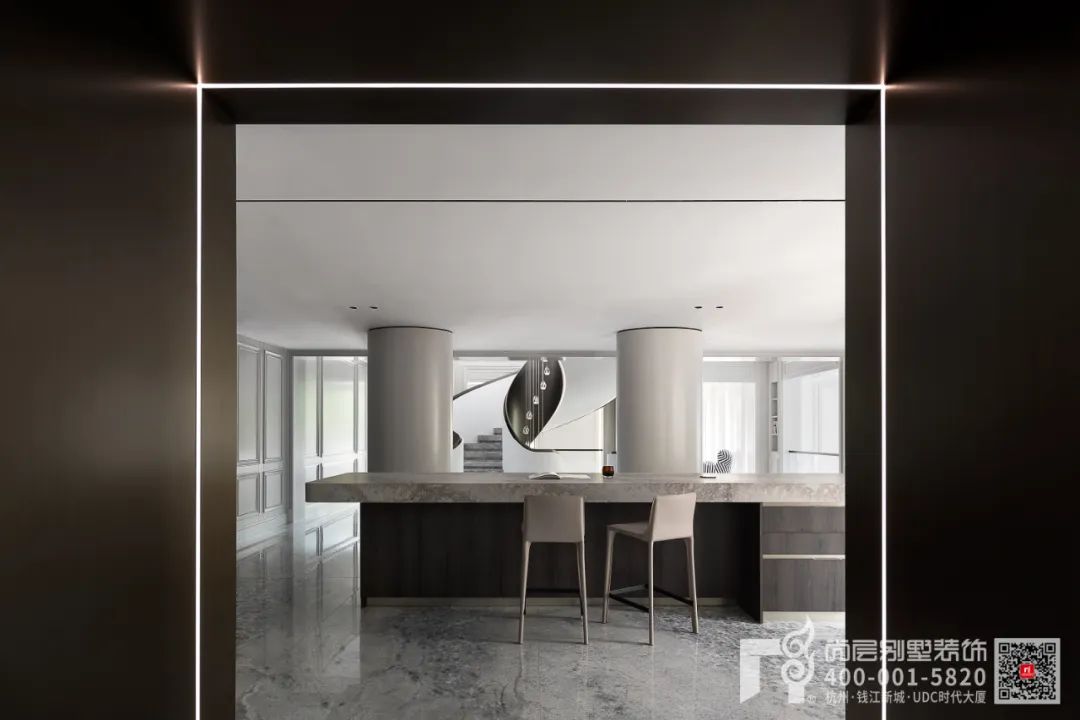 杭州香格里拉现代轻法大宅丨中国杭州丨杭州尚层装饰-41