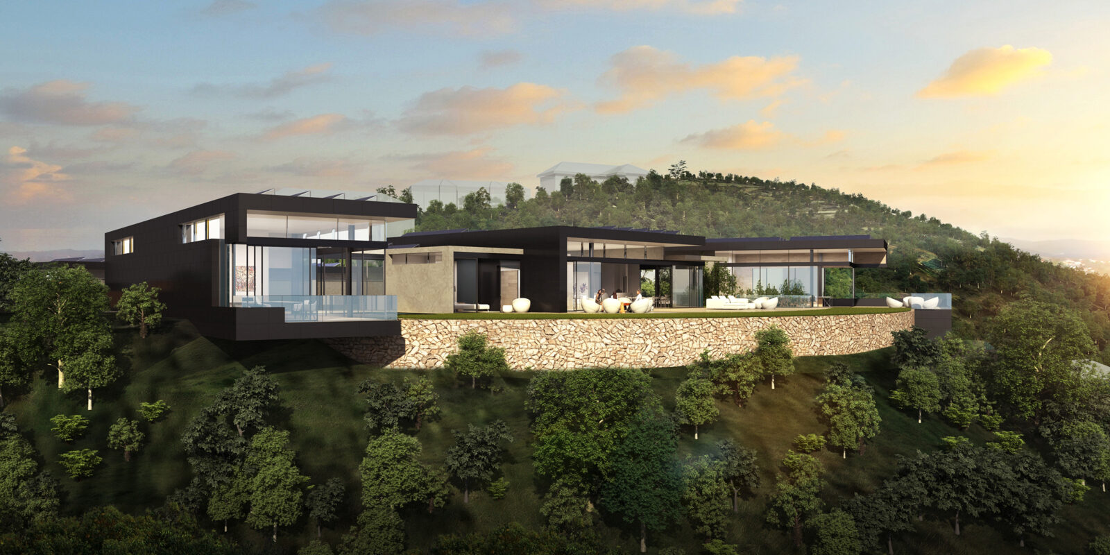 山间别墅（王氏住宅）丨美国-30