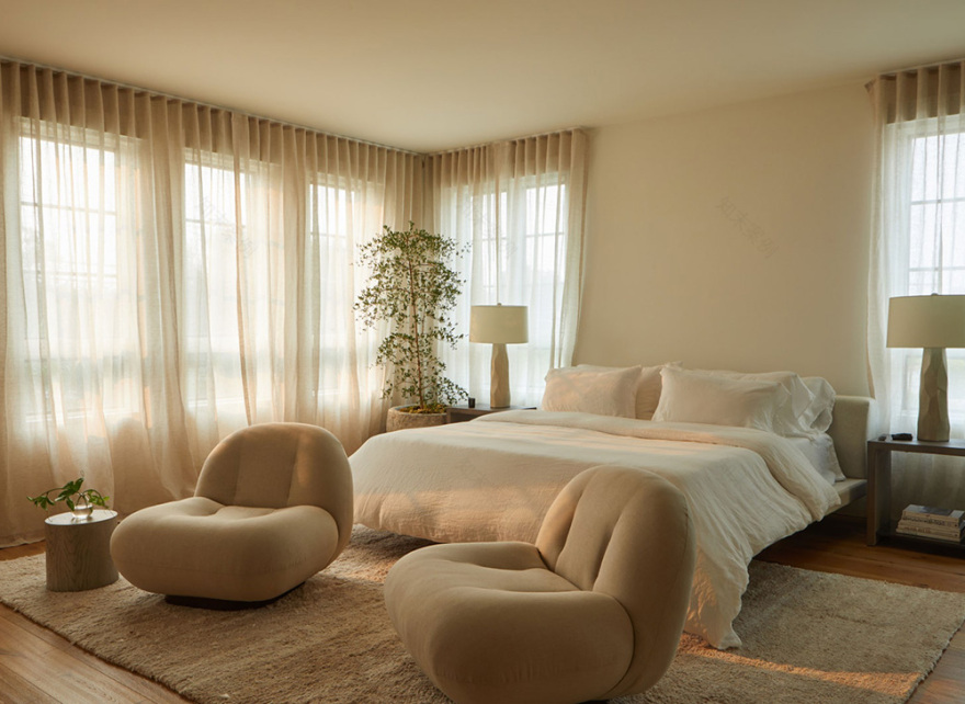 加利福尼亚发型师珍·阿特金的家-6