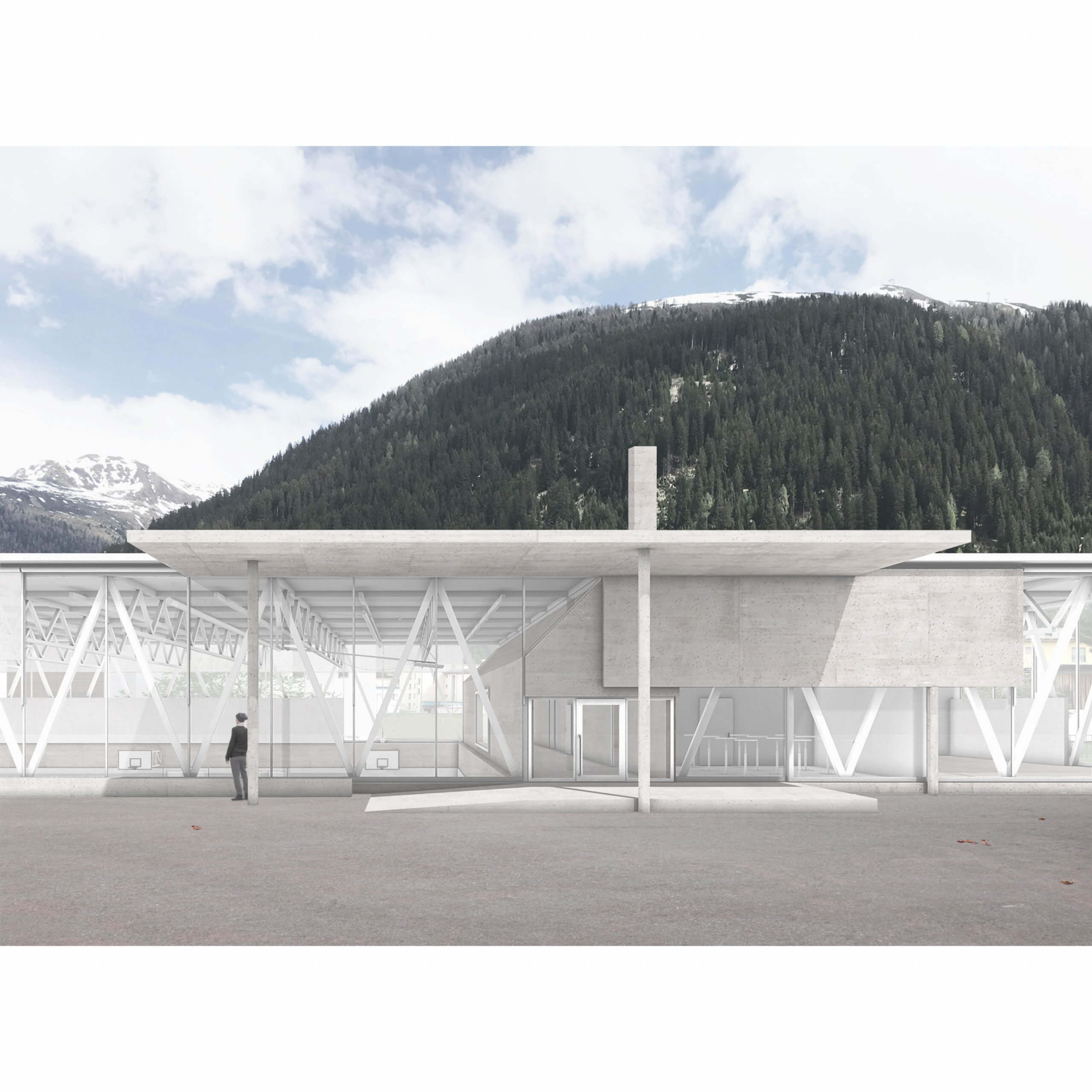 Gymnastic Hall in Davos（达沃斯体操馆）丨瑞士丨JUNG-1