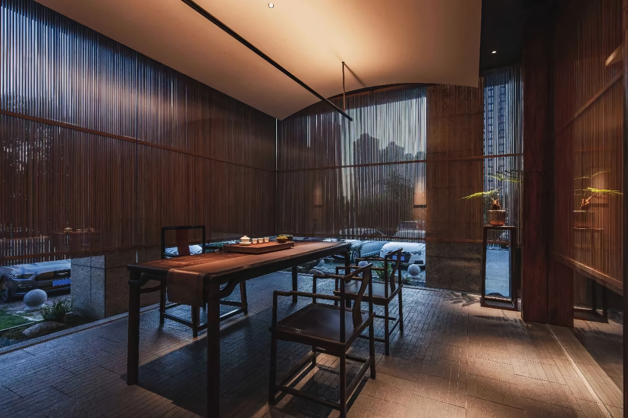 雨林古树茶茶室丨中国台州丨JWD 王韦航室内设计-37