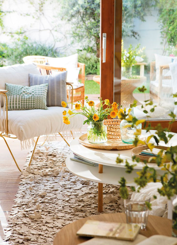 巴塞罗那阳光家庭公寓 | 黄绿搭配，满室生机-6