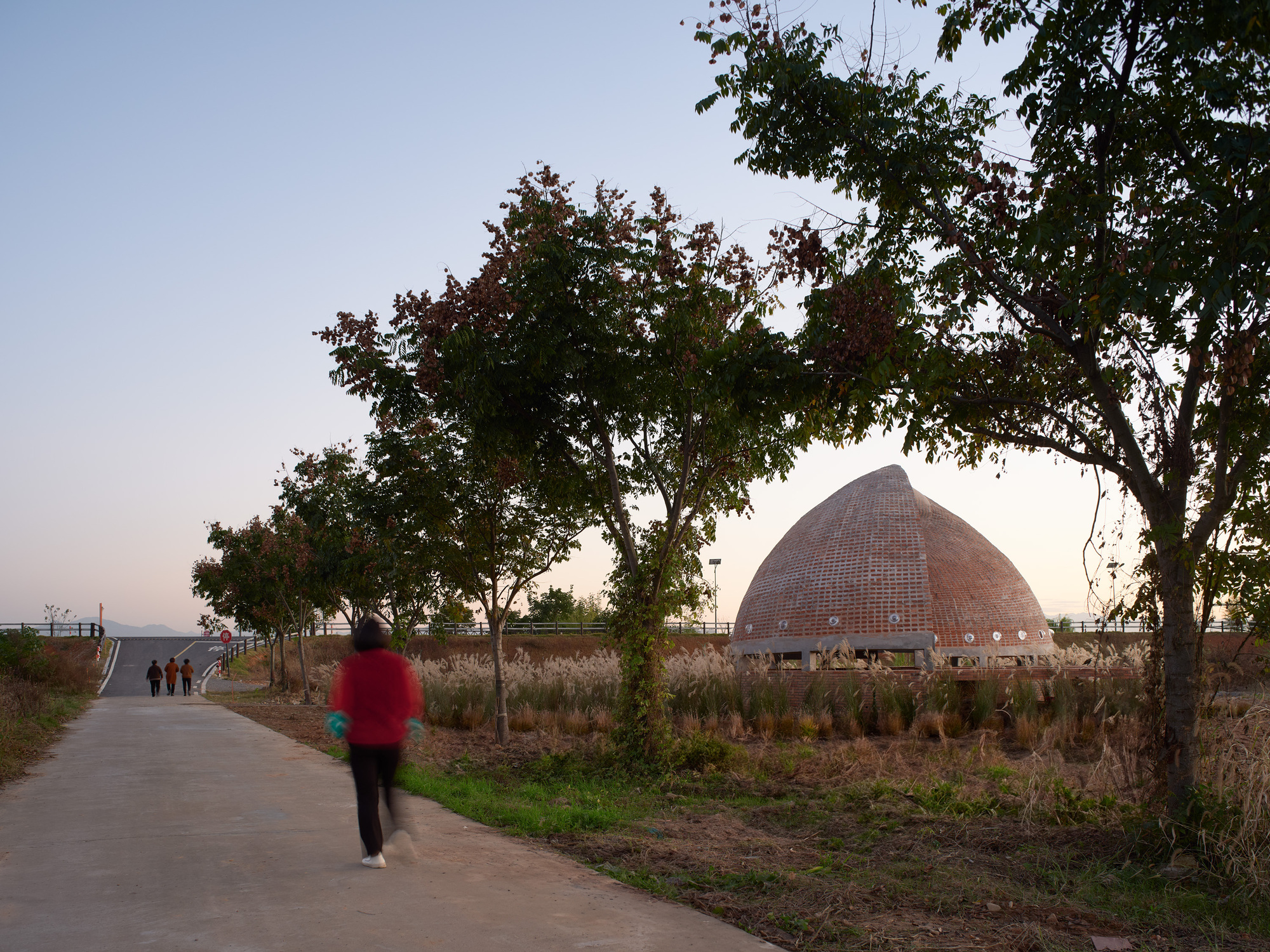 红砖概念图书馆丨中国浙江丨合尘建筑-14