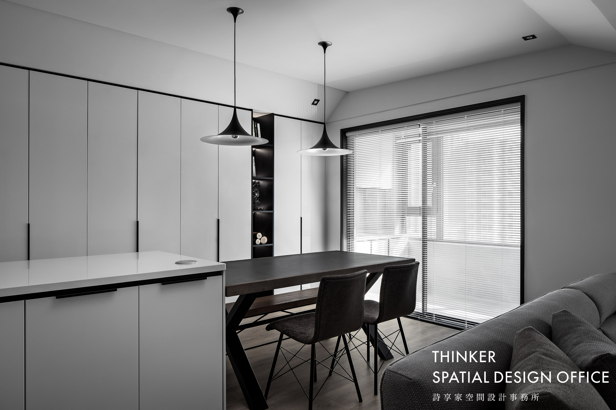 慕白｜115㎡的一居室，两人一猫的小美好-62