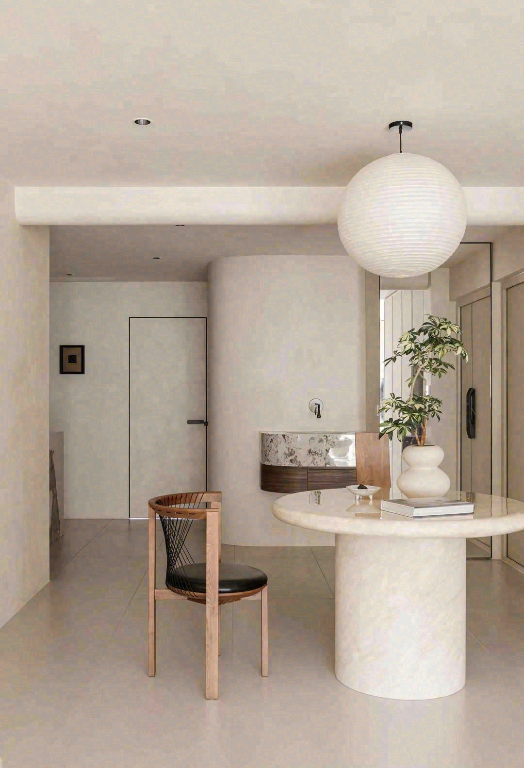 奶油风三居室改造丨中国北京丨七巧天工设计-22